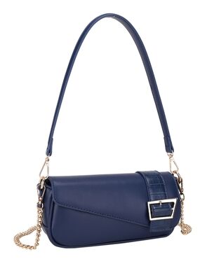 Women's Shoulder Bag with Gold Hardware